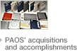 PAOS' acquisitions and accomp