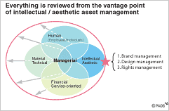 Everything is reviewed from the vantage point of intellectual / aesthetic asset management